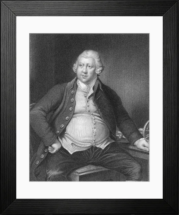 Framed Print : Richard Arkwright, English Industrialist Framed Print : Richard Arkwright, English Industrialist