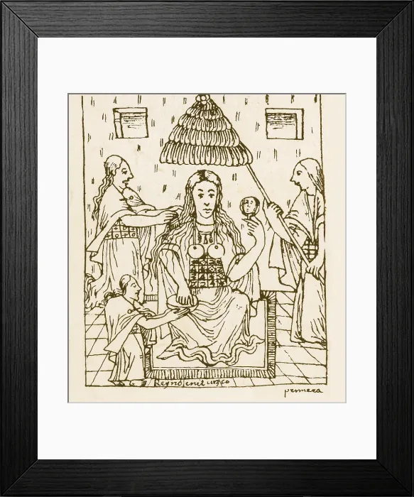 Framed Print : Mama Coya, Incan Empress Framed Print : Mama Coya, Incan Empress