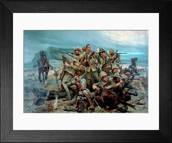Framed Print : Boer War, Battle of Elands River, 1901 Framed Print : Boer War, Battle of Elands River, 1901