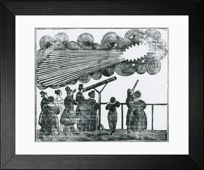 Framed Print : Halley's Comet, 1835