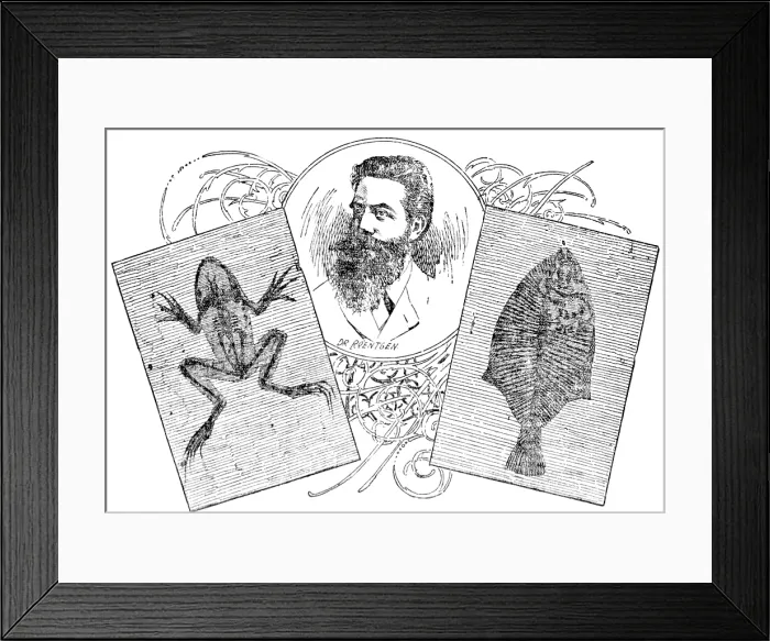 Framed Print : Wilhelm Konrad Roentgen, German Physicist, Discoverer of X-Rays