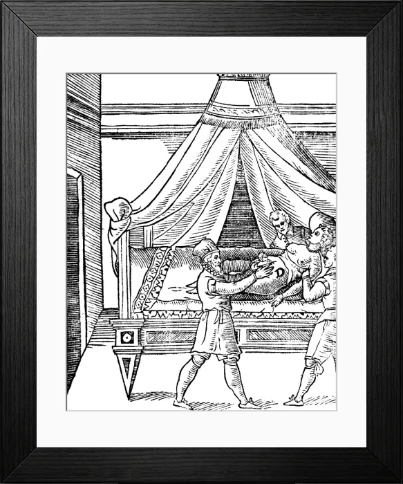 Framed Print : Caesarean Section, 17th Century Framed Print : Caesarean Section, 17th Century