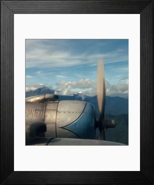 Framed Print : Flying over the Andes; 1950 Framed Print : Flying over the Andes; 1950