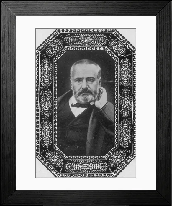 Framed Print : Victor Hugo, French Author Framed Print : Victor Hugo, French Author