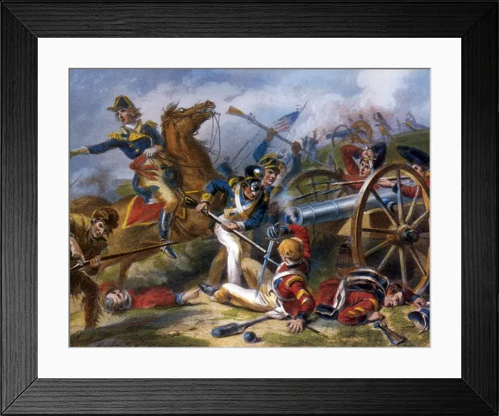 Framed Print : War of 1812, Battle of Chippawa, 1814