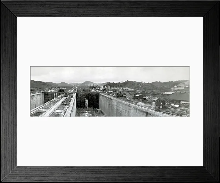 Framed Print : Panama Canal Construction, 1910 Framed Print : Panama Canal Construction, 1910