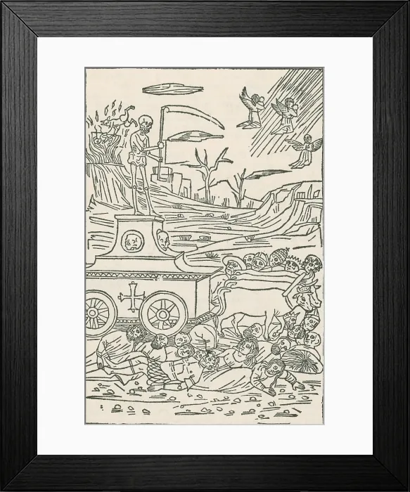 Framed Print : Death, 1493 Framed Print : Death, 1493