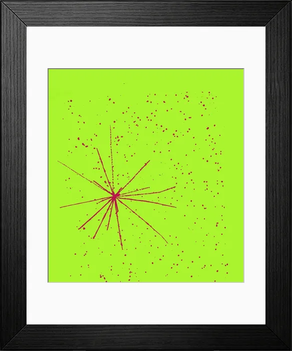 Framed Print : Particle Tracks Framed Print : Particle Tracks