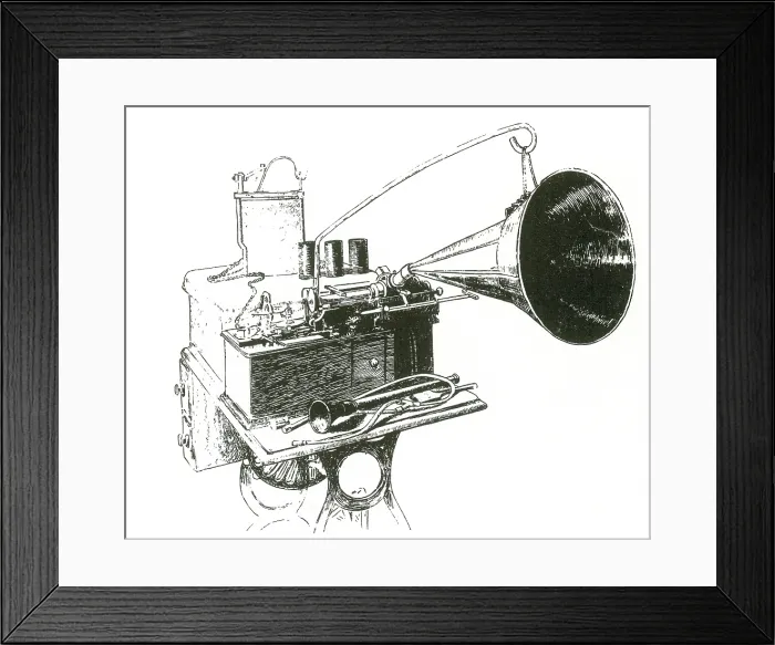 Framed Print : Phonograph Framed Print : Phonograph