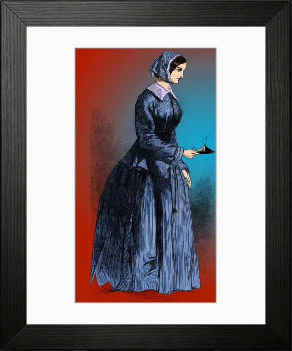 Framed Print : Florence Nightingale, English Nurse Framed Print : Florence Nightingale, English Nurse