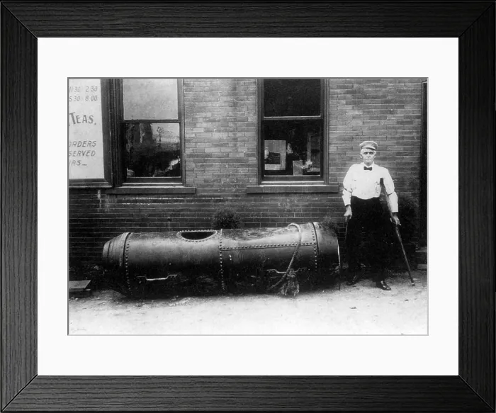 Framed Print : Bobby Leach, English Daredevil Framed Print : Bobby Leach, English Daredevil