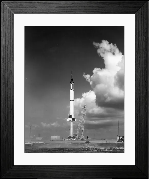 Framed Print : Mercury-Redstone-3 Flight, 1961 Framed Print : Mercury-Redstone-3 Flight, 1961