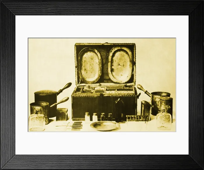 Framed Print : George Washington's Mess Kit