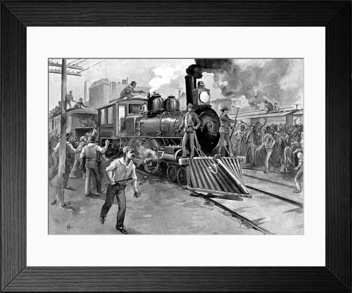 Framed Print : Pullman Strike, 1894 Framed Print : Pullman Strike, 1894