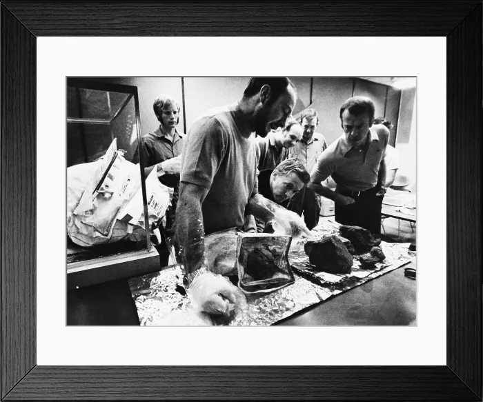 Framed Print : Lunar Rock Specimens From Apollo 14 Mission Framed Print : Lunar Rock Specimens From Apollo 14 Mission