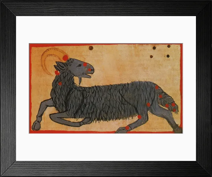Framed Print : Aries Constellation, Zodiac Sign Framed Print : Aries Constellation, Zodiac Sign