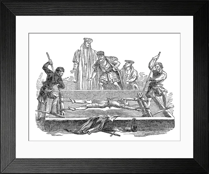 Framed Print : Medieval Torture, The Rack Framed Print : Medieval Torture, The Rack
