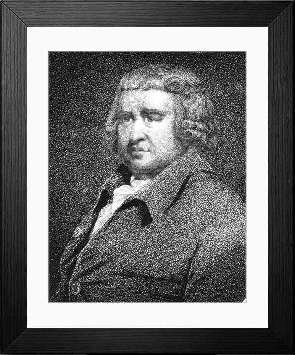Framed Print : Erasmus Darwin, English Polymath Framed Print : Erasmus Darwin, English Polymath