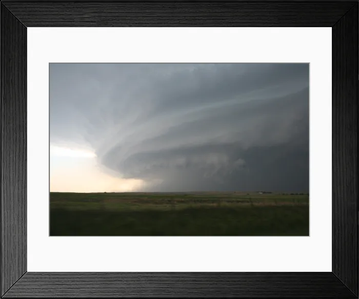 Framed Print : Supercell Thunderstorm