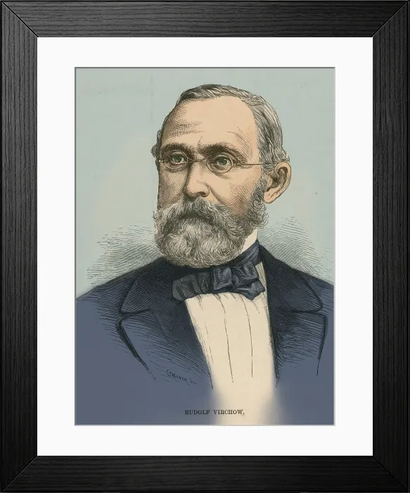 Framed Print : Rudolph Virchow, German Polymath