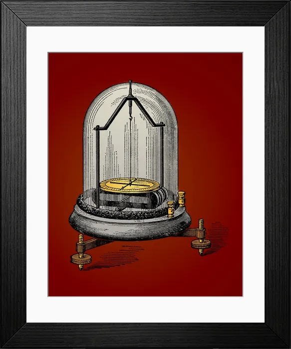 Framed Print : Astatic Galvanometer Framed Print : Astatic Galvanometer