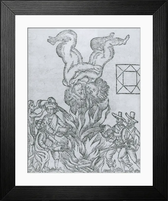 Framed Print : Great Fire of London, 1666