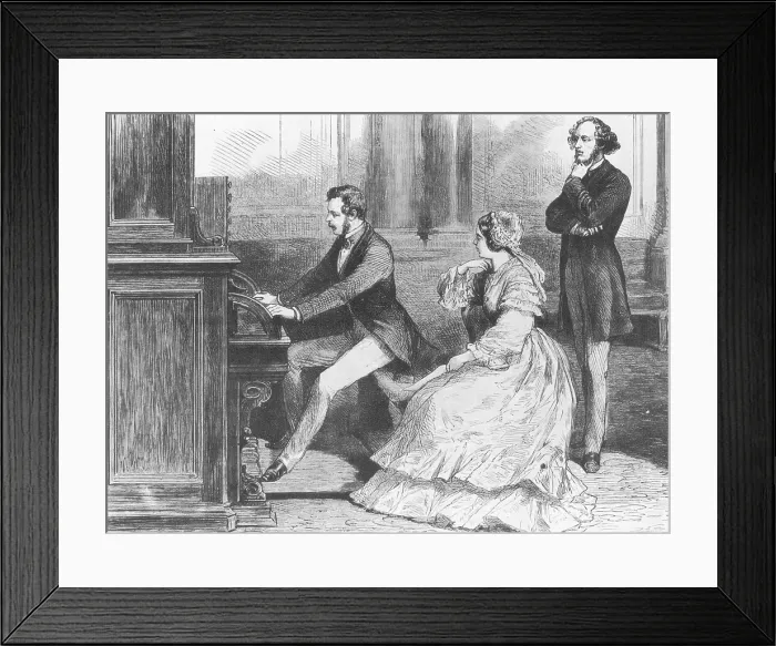 Framed Print : Felix Mendelssohn, German Composer