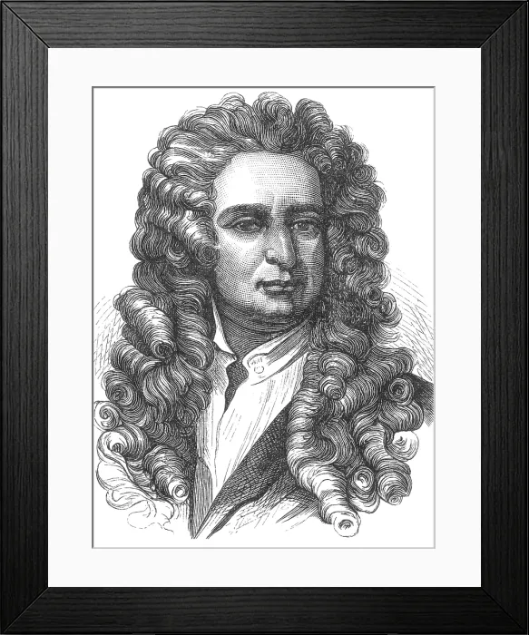 Framed Print : Isaac Newton, English Polymath