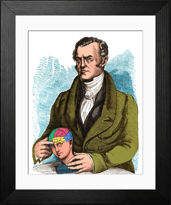 Framed Print : Franz Joseph Gall, German Phrenologist Framed Print : Franz Joseph Gall, German Phrenologist