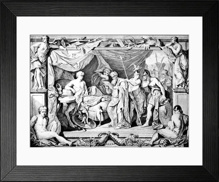 Framed Print : Alexander the Great and His Physician Philippos Framed Print : Alexander the Great and His Physician Philippos