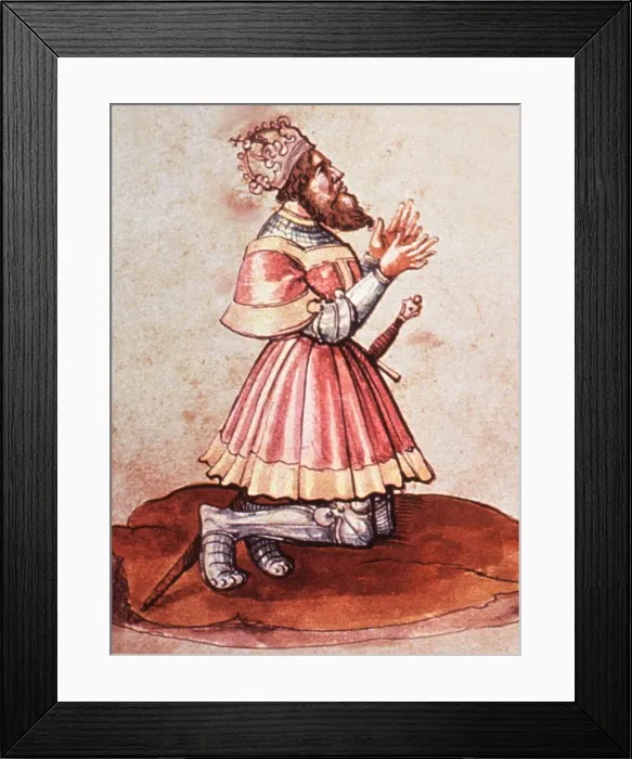 Framed Print : Charlemagne, First Holy Roman Emperor