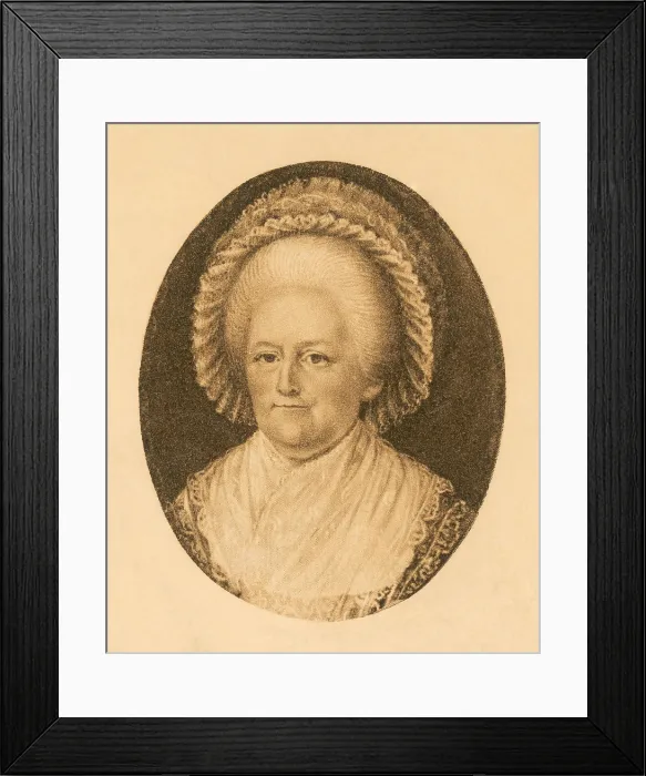 Framed Print : Martha Washington, American Patriot Framed Print : Martha Washington, American Patriot