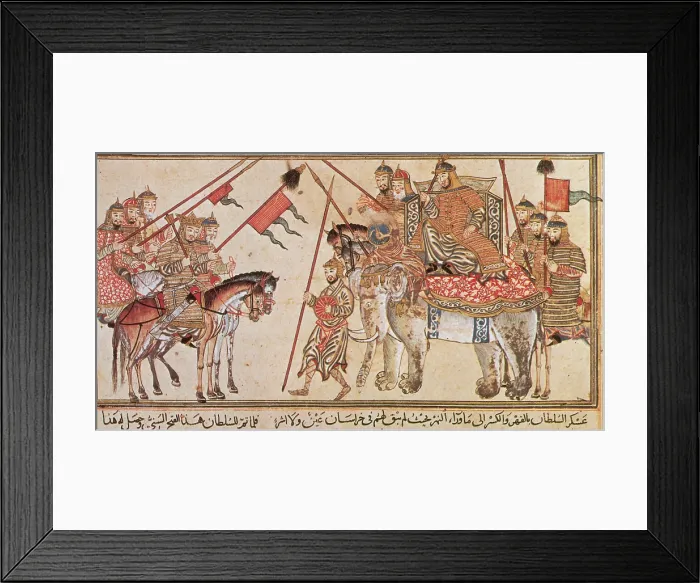 Framed Print : Khan Leader Surrenders to Sultan Mahmud of Ghanza, 11th Century Framed Print : Khan Leader Surrenders to Sultan Mahmud of Ghanza, 11th Century