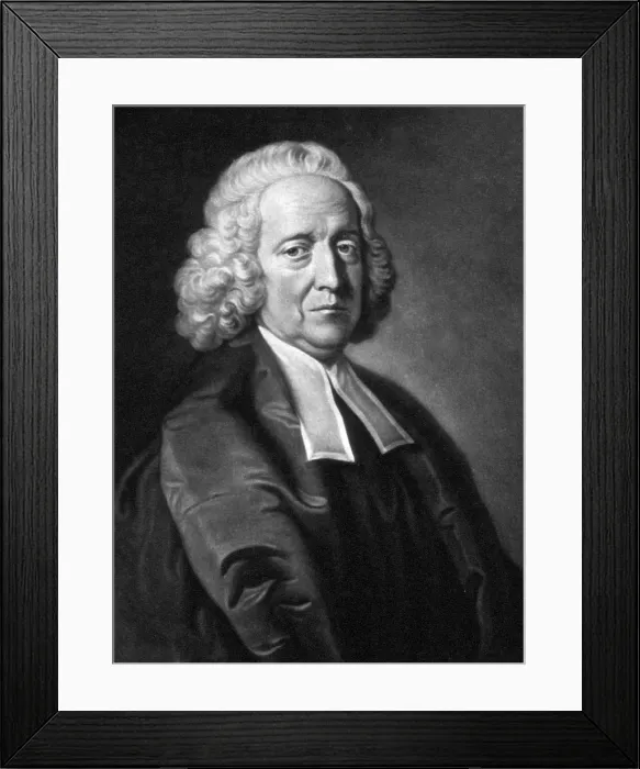 Framed Print : Stephen Hales, English Physiologist and Inventor Framed Print : Stephen Hales, English Physiologist and Inventor