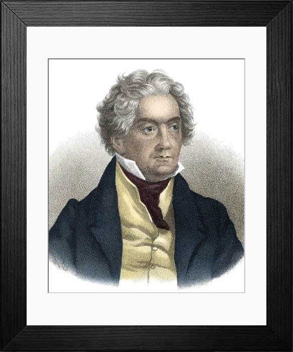 Framed Print : Ludwig van Beethoven, German Composer Framed Print : Ludwig van Beethoven, German Composer