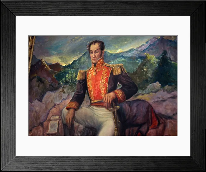 Framed Print : Simon Bolivar, Venezuelan Political Leader Framed Print : Simon Bolivar, Venezuelan Political Leader