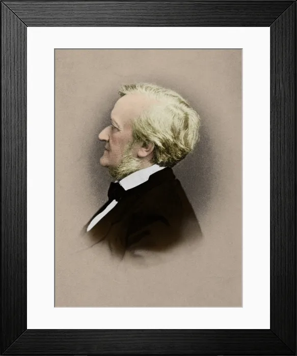 Framed Print : Richard Wagner, German Composer Framed Print : Richard Wagner, German Composer