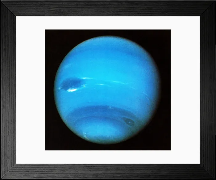 Framed Print : Neptune photographed by the Voyager 2 probe in 1989, with the 'Great Dark Spot' Framed Print : Neptune photographed by the Voyager 2 probe in 1989, with the 'Great Dark Spot'