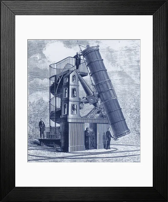 Framed Print : Telescope at the Paris Observatory Framed Print : Telescope at the Paris Observatory