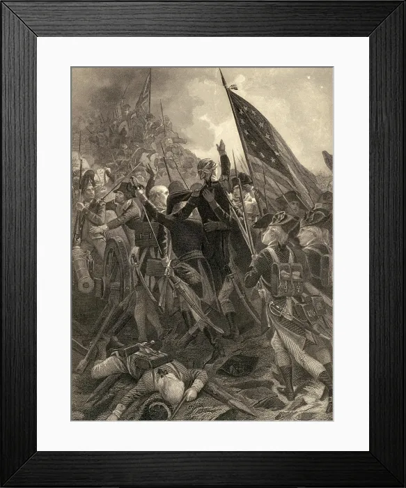 Framed Print : Storming of Stony Point, 1779 Framed Print : Storming of Stony Point, 1779