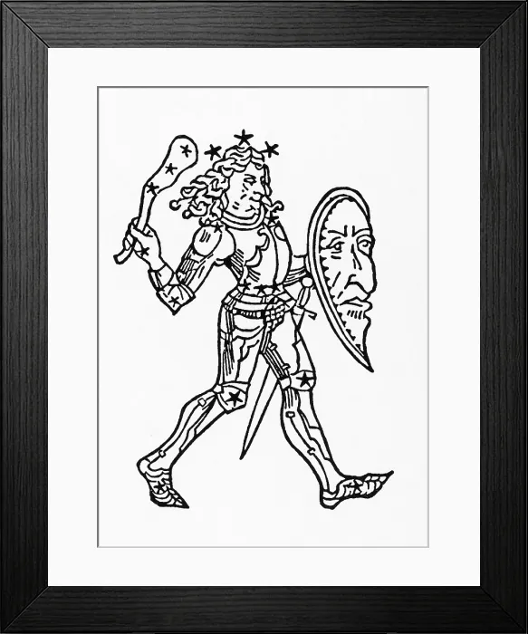 Framed Print : Orion Constellation, 1482