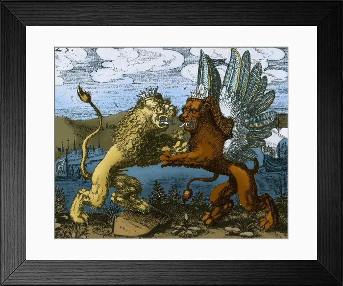 Framed Print : Alchemy Illustration Framed Print : Alchemy Illustration