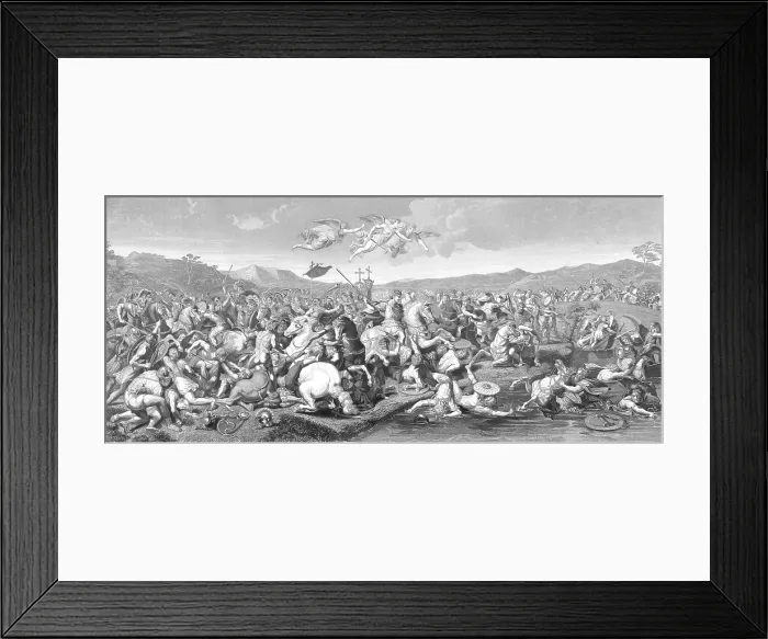 Framed Print : Battle of the Milvian Bridge, 312 AD Framed Print : Battle of the Milvian Bridge, 312 AD