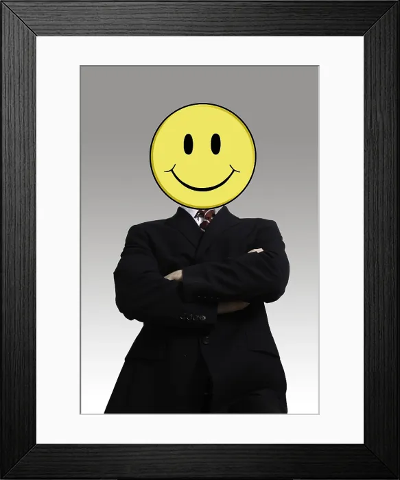 Framed Print : Happy Face Framed Print : Happy Face