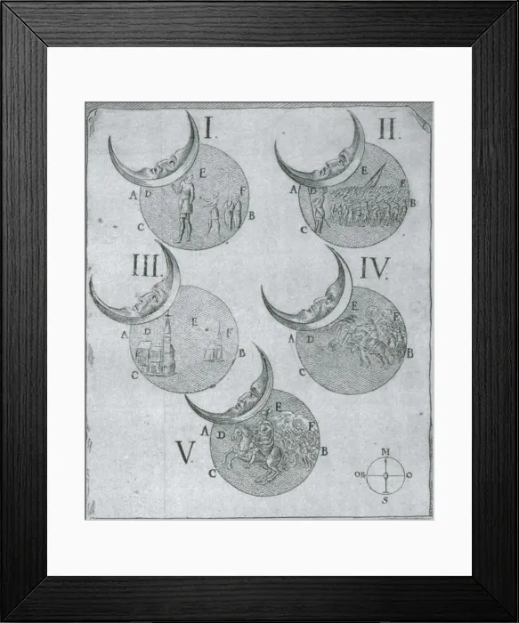 Framed Print : Phases of an eclipse Framed Print : Phases of an eclipse