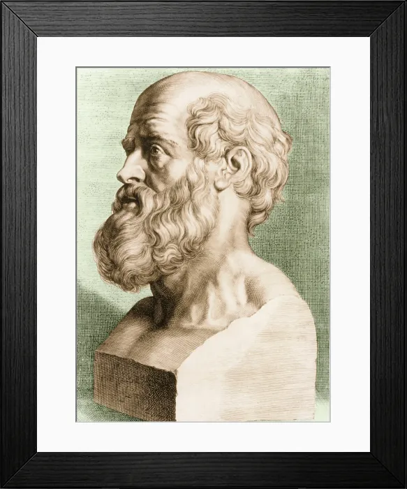 Framed Print : Hippocrates, Greek Physician Framed Print : Hippocrates, Greek Physician