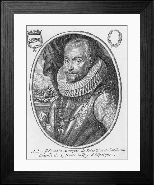 Framed Print : Ambrogio Spinola, Italian Military Leader