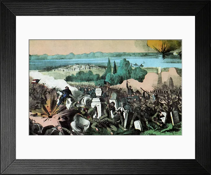 Framed Print : American Civil War, Battle of Baton Rouge, 1862