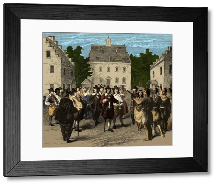 Framed Print : Peter Stuyvesant, 17th Century