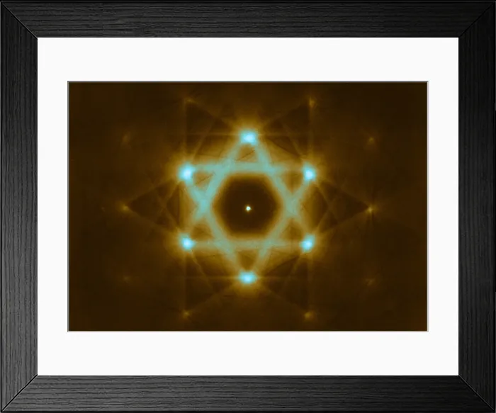 Framed Print : Kikuchi pattern Framed Print : Kikuchi pattern